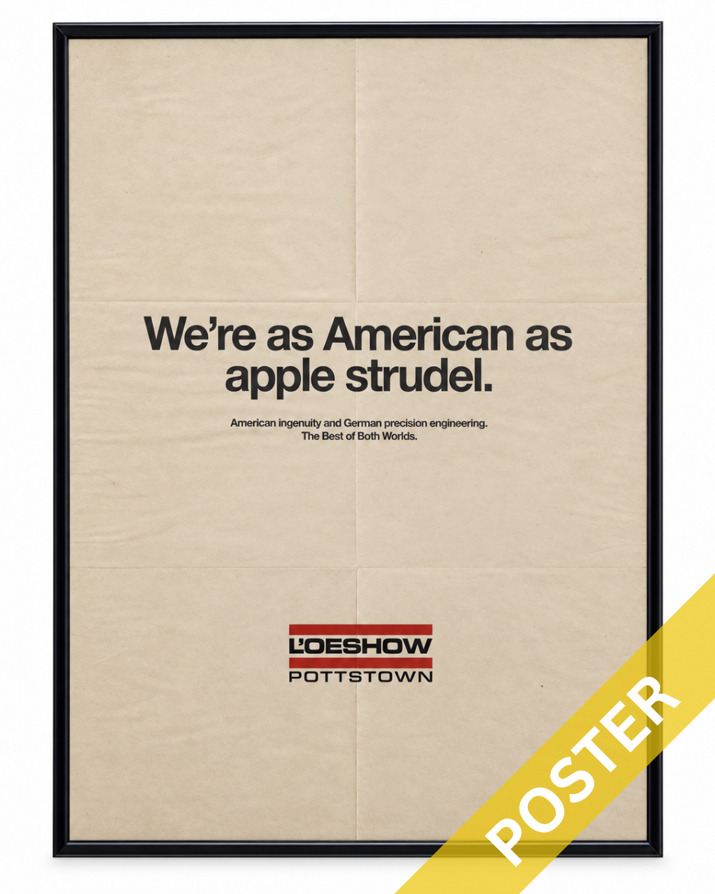 American Apple Strudel Poster