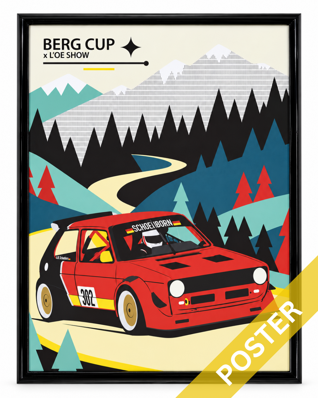 'Curves' Berg Cup @ L'oe Poster