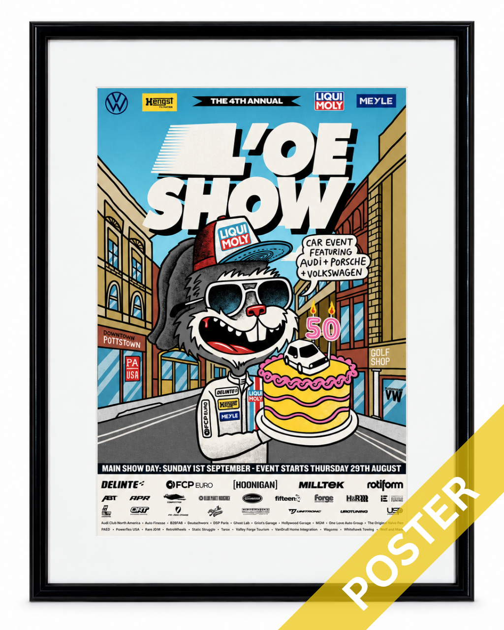Bunny Cake L'oe Show 2024 Poster