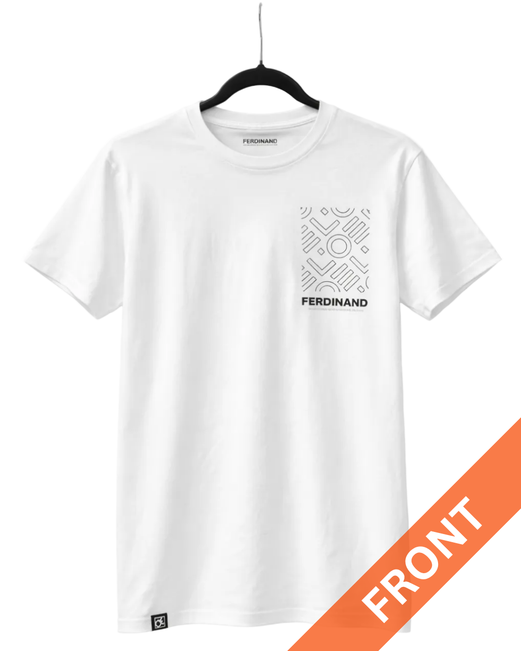 Ferdinand L'oe Collab Diagonal T-shirt - White