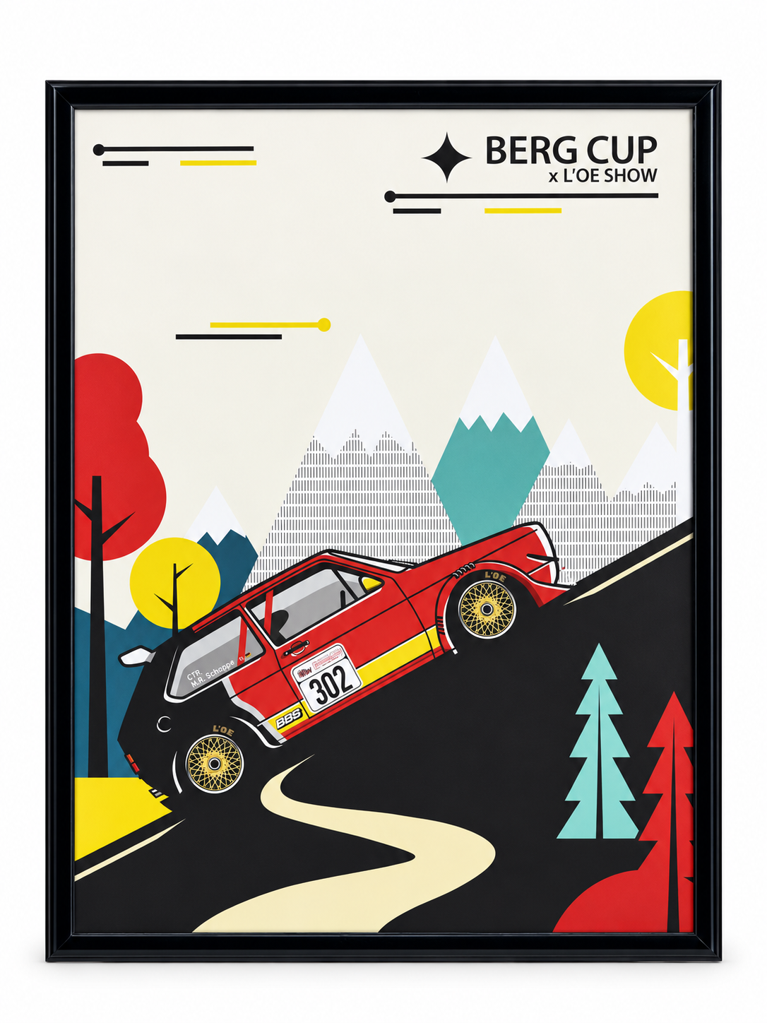 Berg Cup Hill Poster
