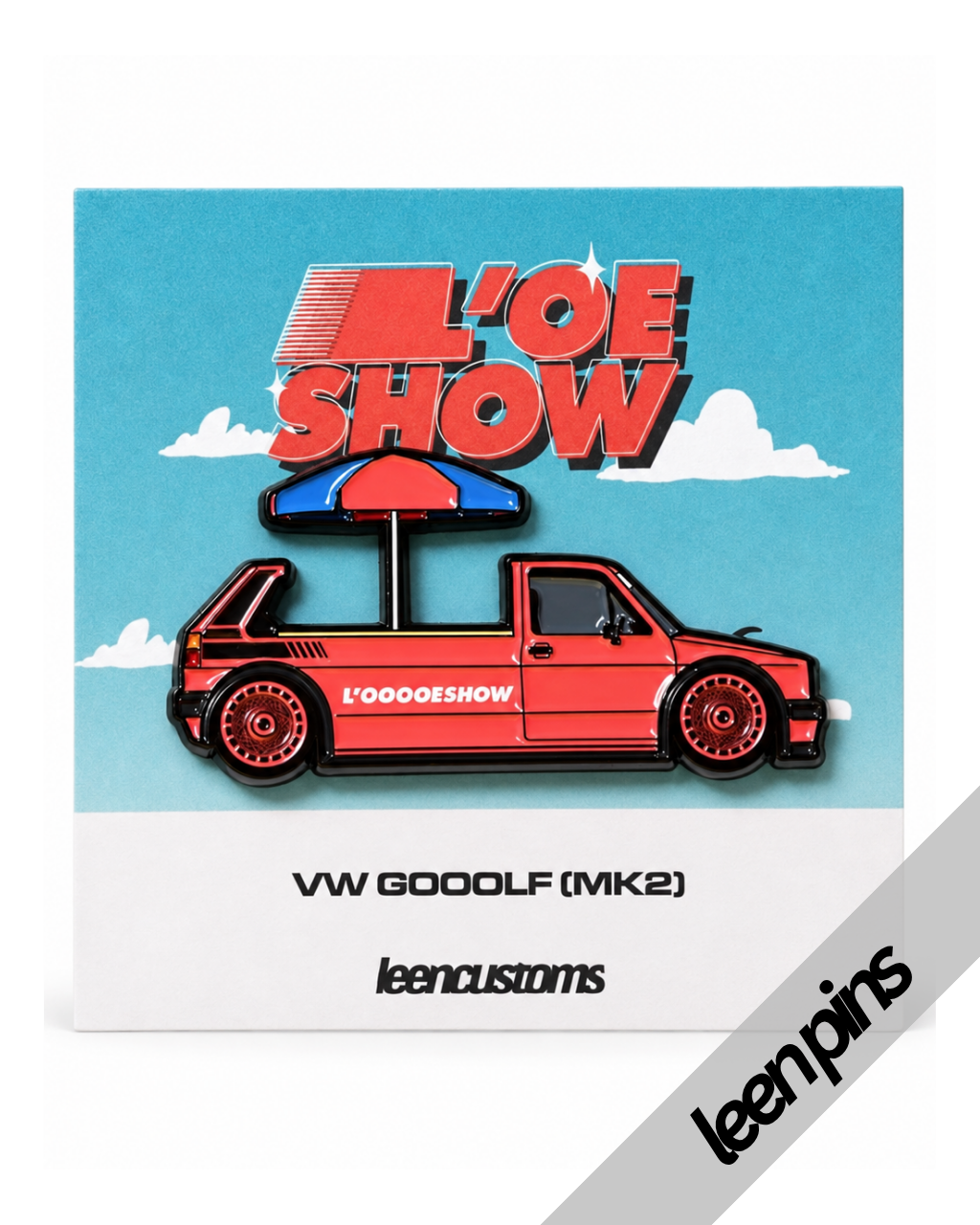 Leen x L'oe Show - Goooolf Stretch Umbrella Pin