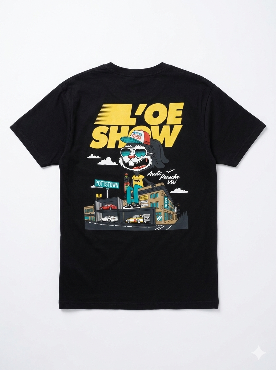 L’oe Show Bunny T-Shirt - Containers on High Street design